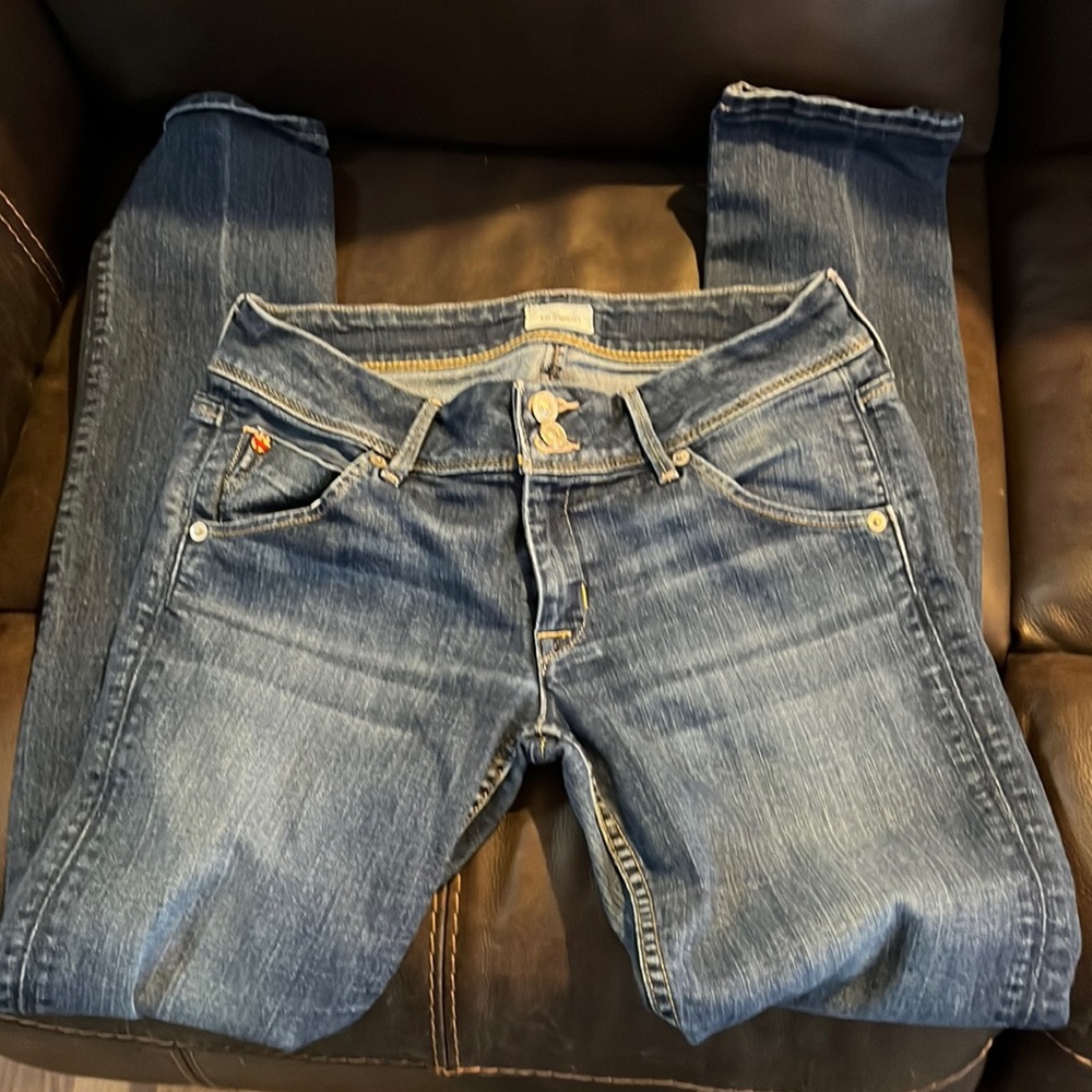 Size 28 Hudson  skinny Jean with Collin Flap